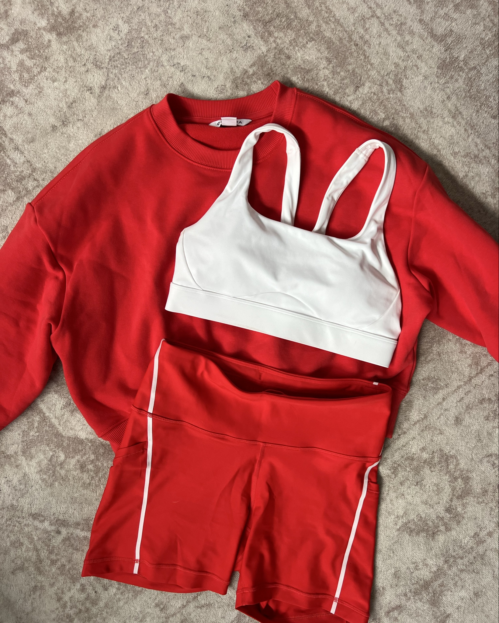obsessed with this new workout set! color is so vibrant and fun ❤️ 

athleta, athletic wear, lounge wear, workout set, sports bra, biker shorts

#LTKActive #LTKFindsUnder100 #LTKSummerEdit