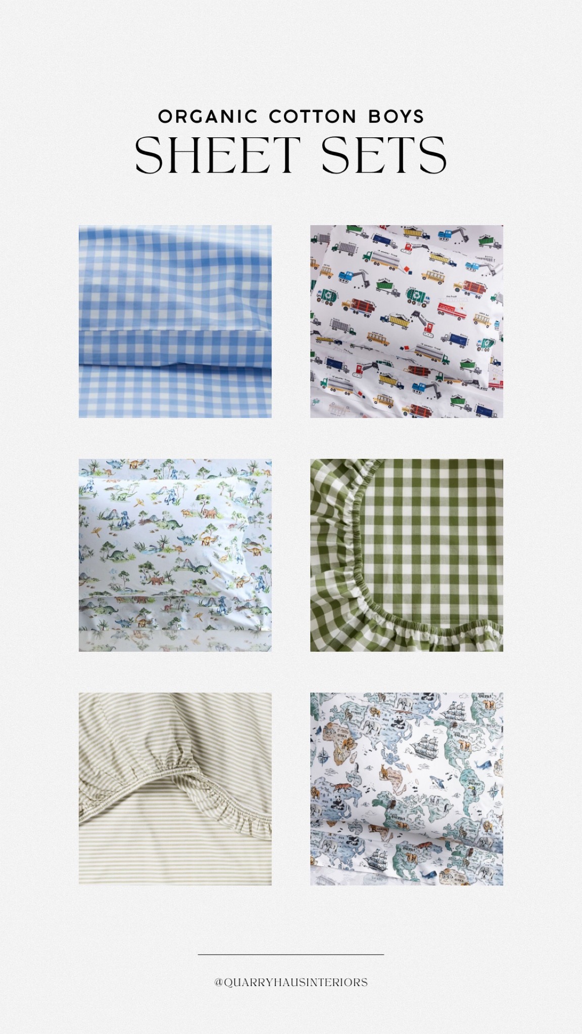 My favorite organic cotton sheet sets for boys bedrooms 🤍 many of these are available in more colors!

Non toxic beddingg

#LTKKids #LTKHome #LTKBaby