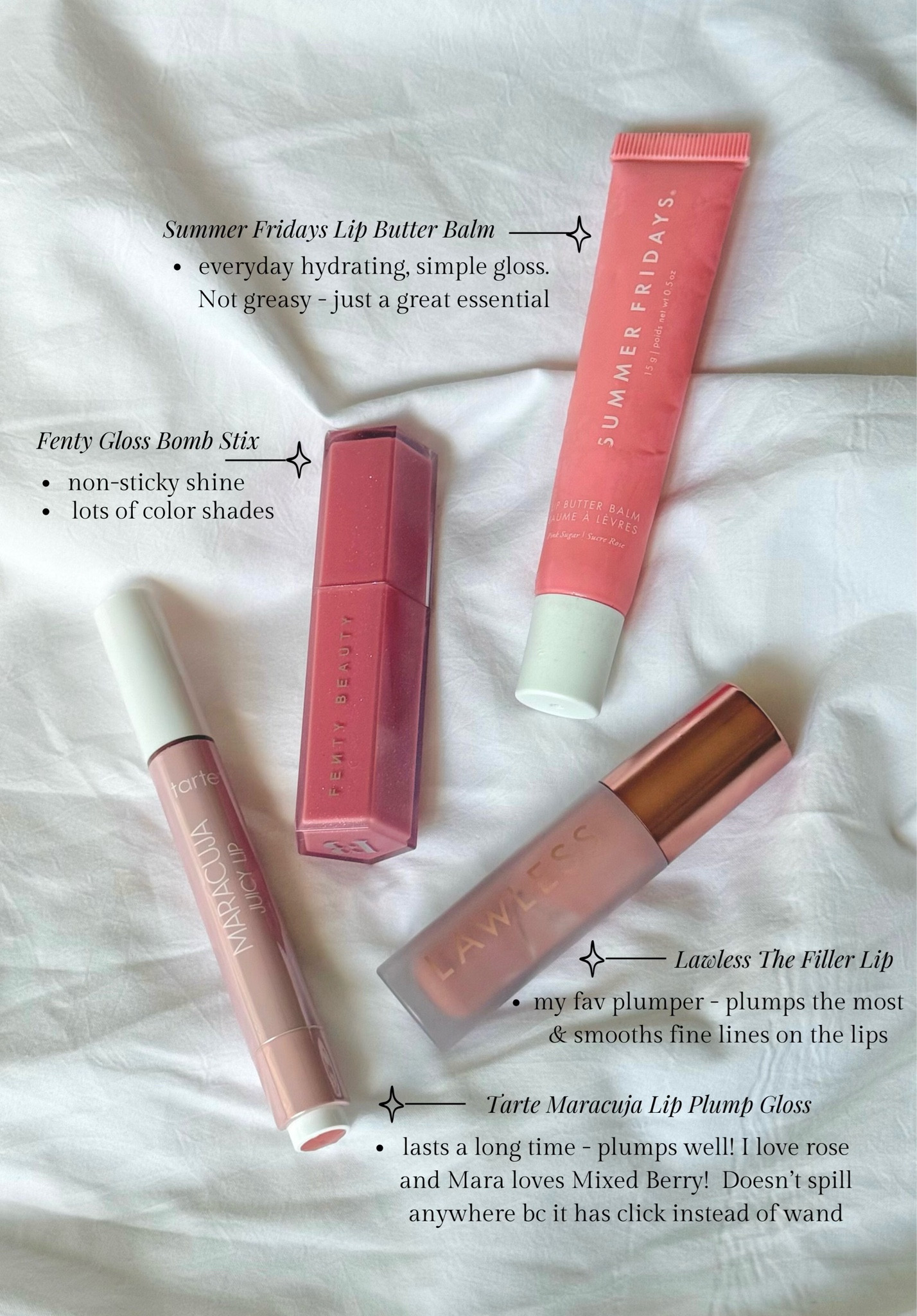 My lip must - haves on sale! 20% off for Sephora Rouge members with code: SAVEMORE 

Sephora sale, beauty sale, summer Fridays, tarte, fenty, lawless 

#LTKFindsUnder50 #LTKBeauty #LTKSaleAlert
