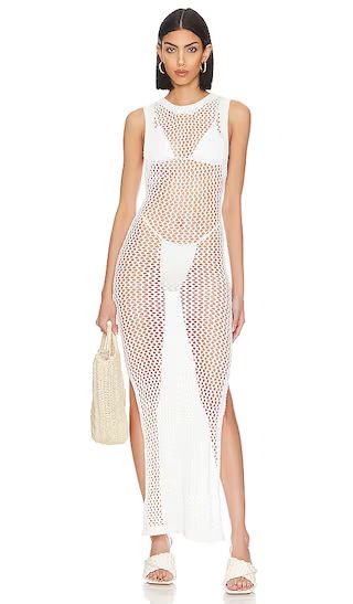 Holly Dress | White Beach Dress | White Net Dress | White Vacation Dress | White Maxi Dress White | Revolve Clothing (Global)