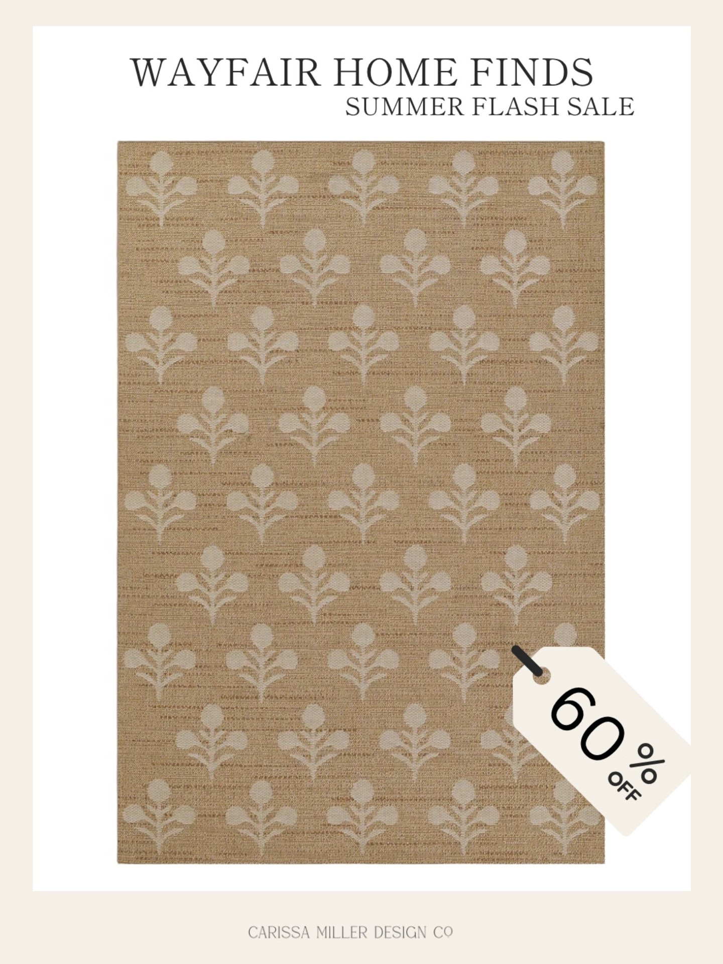 This rug is such a steal, and so cute, too!