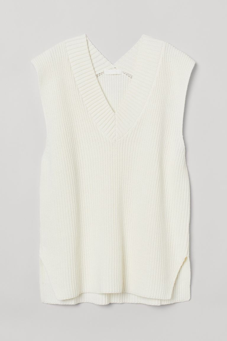 Rib-knit Sweater Vest | H&M (US + CA)