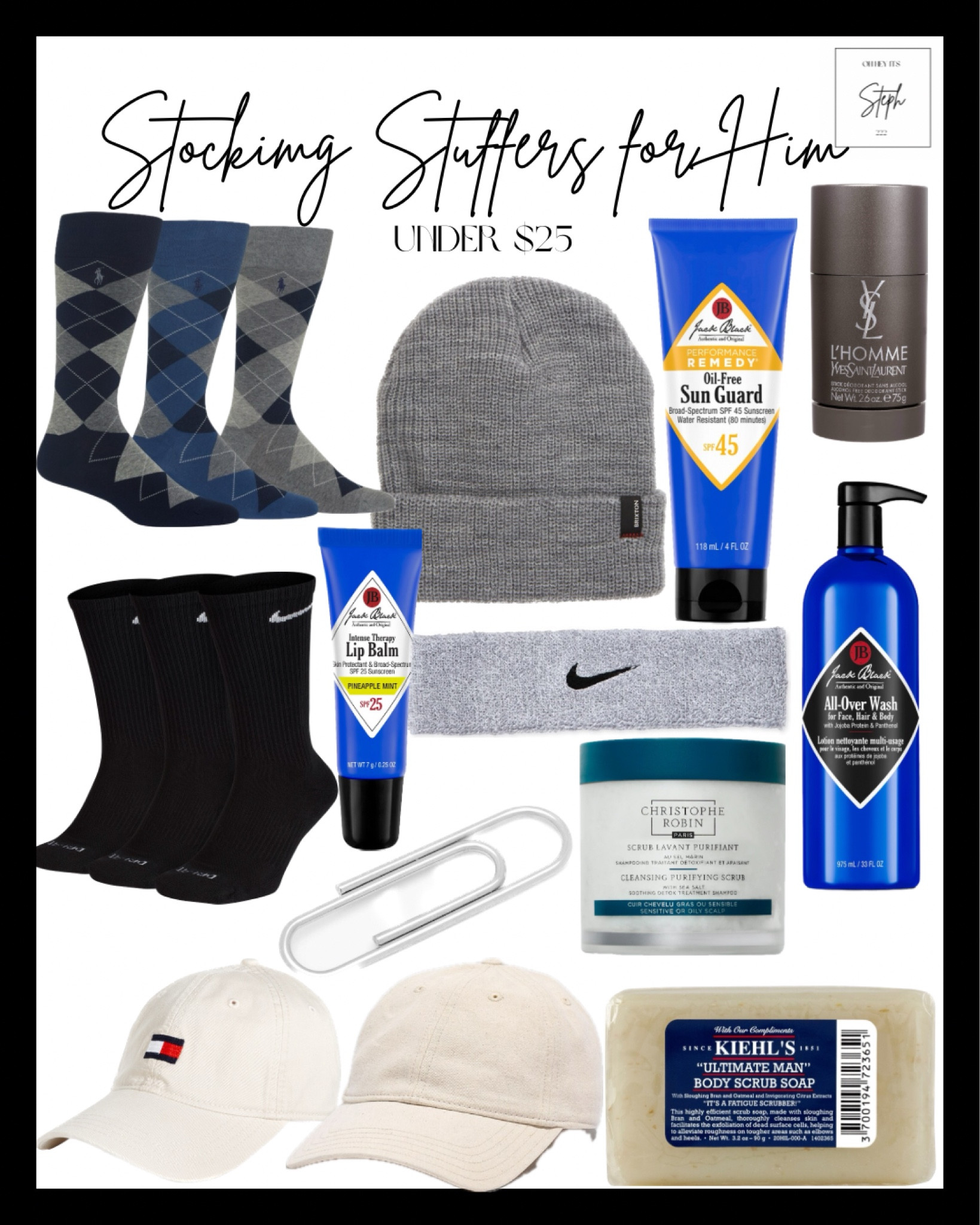 Stocking stuffers for him under $25


Gift guide, gifts for him, husband gift, boyfriend gift, dad gift, brother gift, small gift, affordable gifts, gifts for guys, Christmas gifts, budget friendly gifts, small gifts, holiday gifts 

#LTKfindsunder50 #LTKmens #LTKGiftGuide