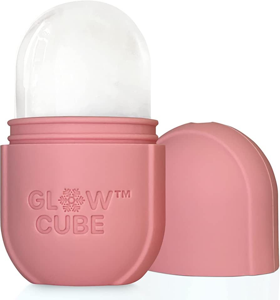 Glow Cube Ice Roller For Face Eyes and Neck To Brighten Skin & Enhance Your Natural Glow/Reusable... | Amazon (US)