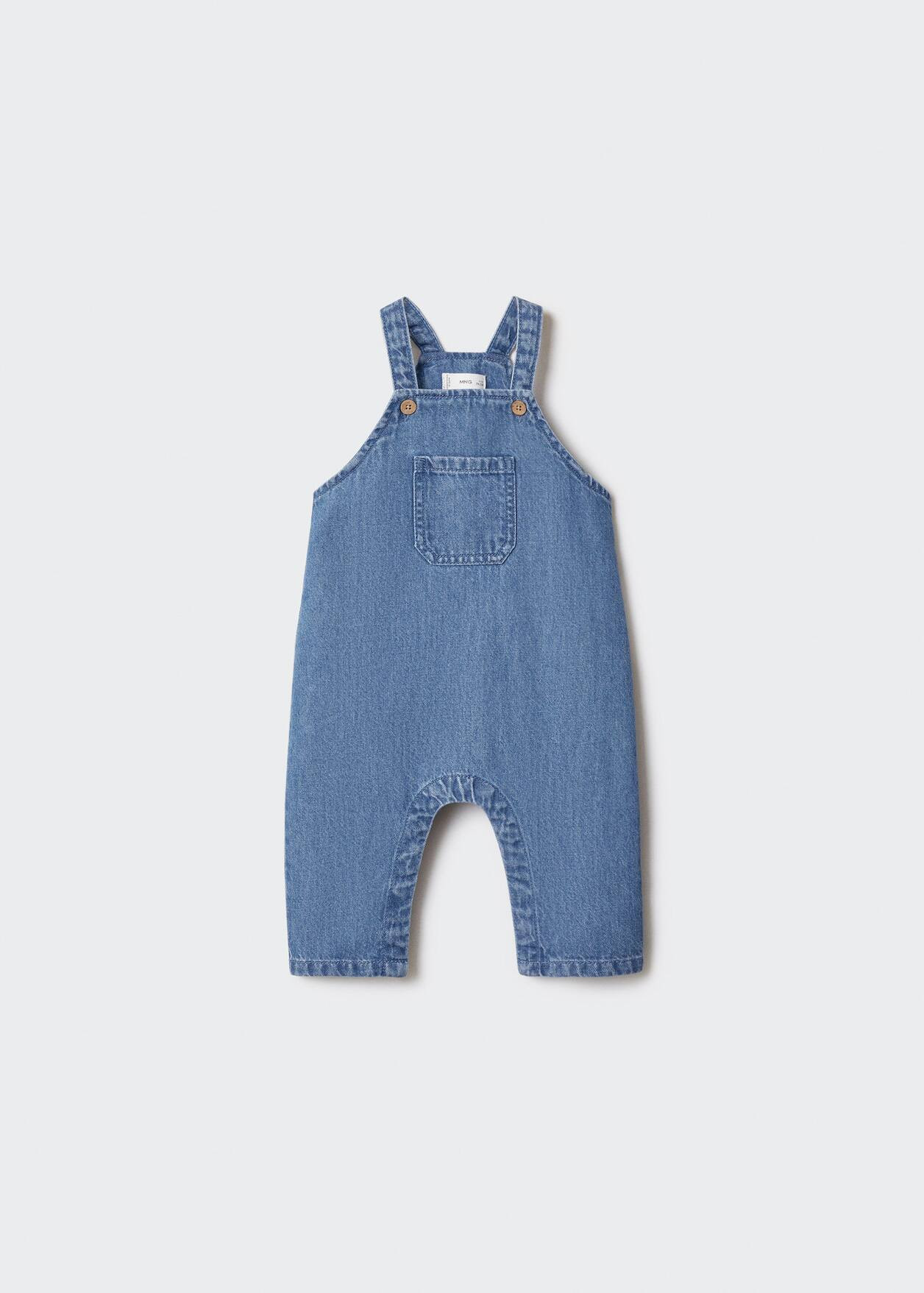 Denim dungarees -  Women | Mango USA | MANGO (US)