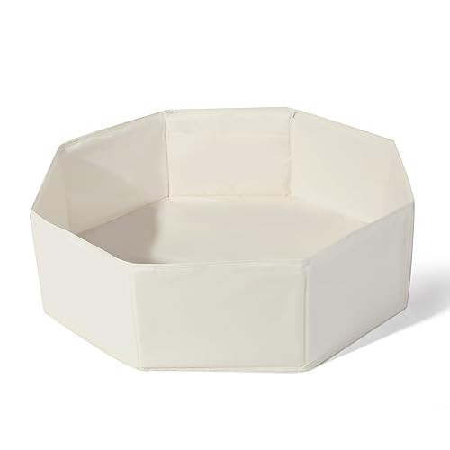 TRENDPLAY Large Ball Pit Beige Ball Pits for Toddlers Foldable Ball Pits, Adventure Awaits with This Big & Collapsible Design Play Pit- Safe for Kids Dogs, Octagonal Ball Pit | Amazon (US)