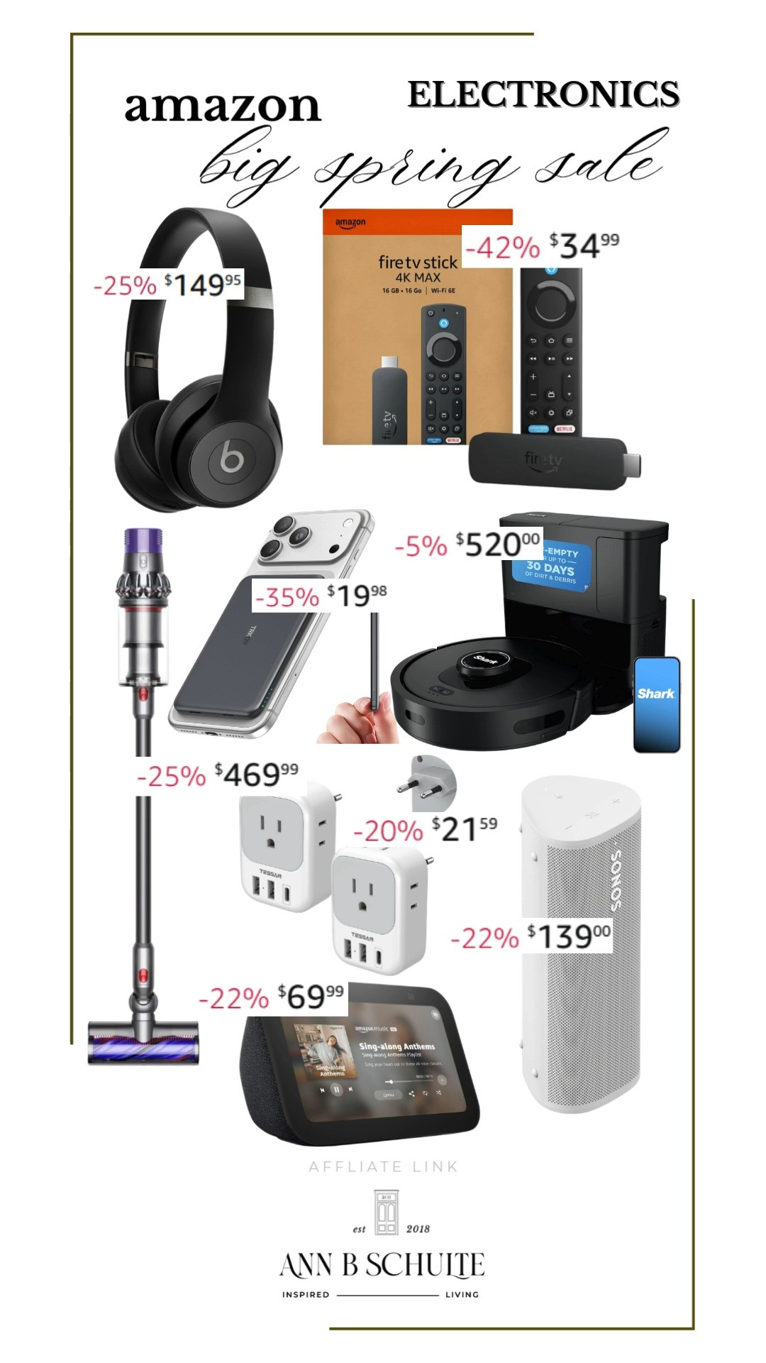 Catch these amazing deals on electronics! From sleek vacuums to powerful speakers, upgrade your tech game with these hot picks. Shop now and stay ahead! 📱💻 #AmazonBigSpringSale #TechDeals #AmazonFinds 

 #LTKHome #LTKSaleAlert