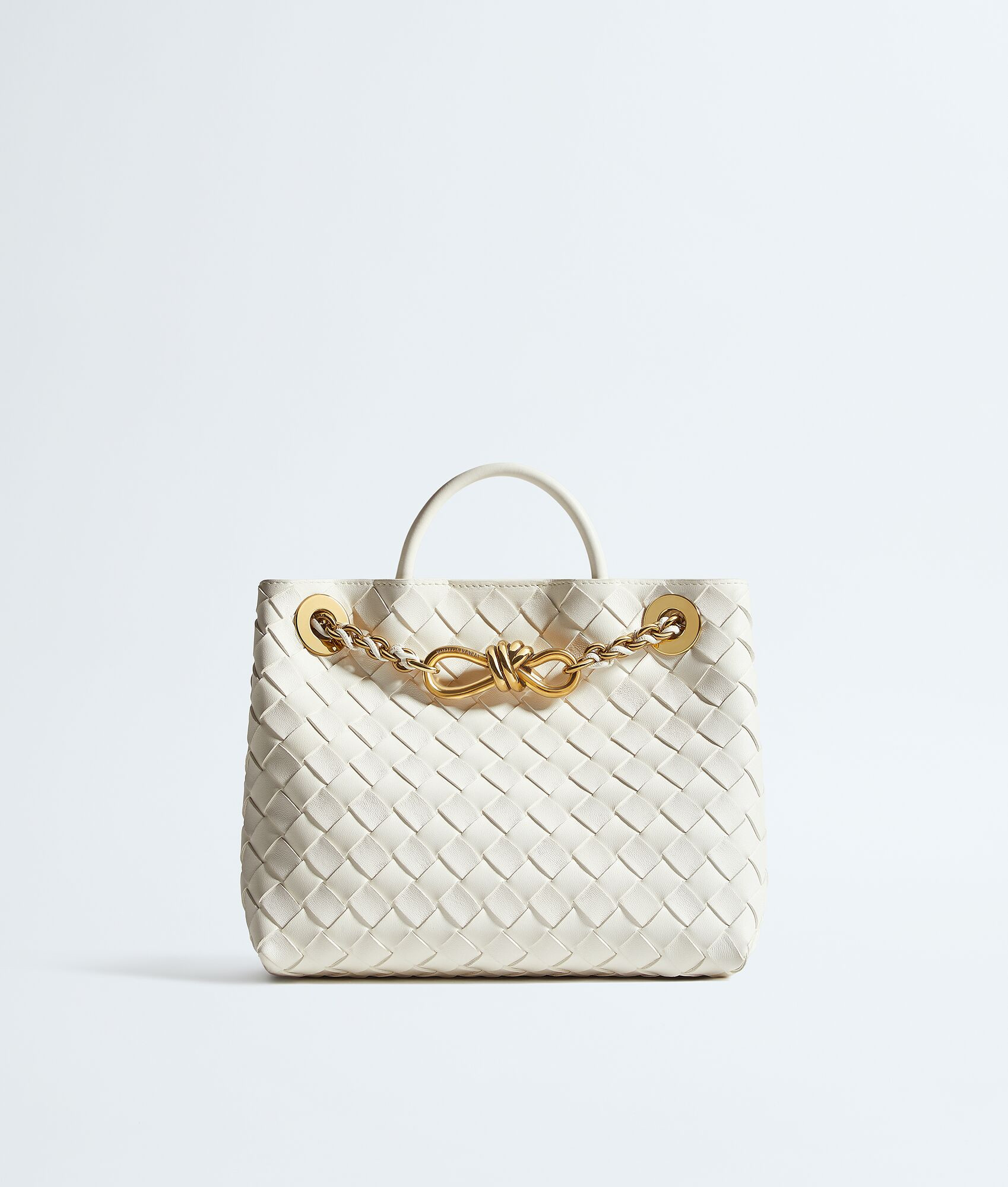 Women's Small Andiamo Chain in Alabaster | Bottega Veneta US | Bottega Veneta