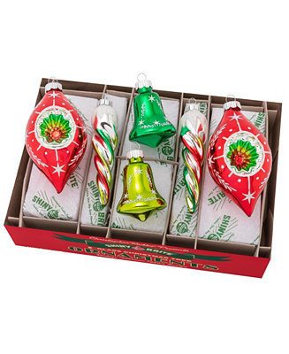 Holiday Splendor Mixed Shapes, Set of 6 | Macy's