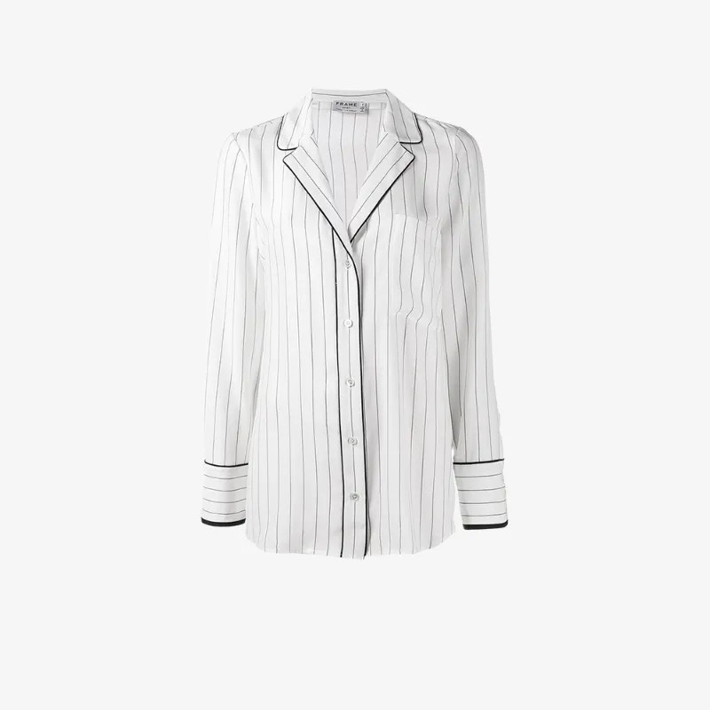 Frame Denim striped pyjama shirt | Browns Fashion