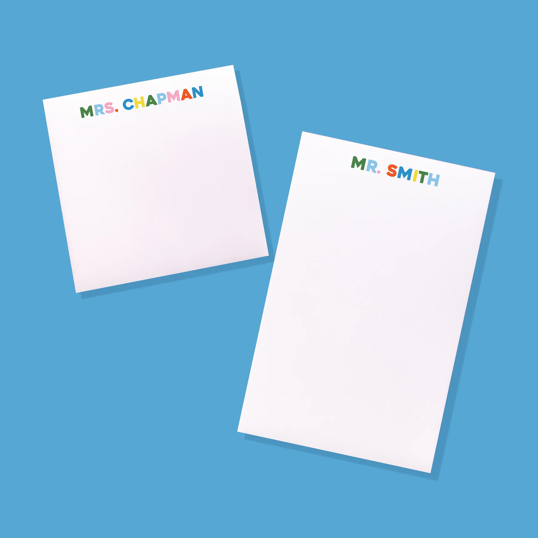 School Supplies Personalized Teacher Notepad | Joy Creative Shop