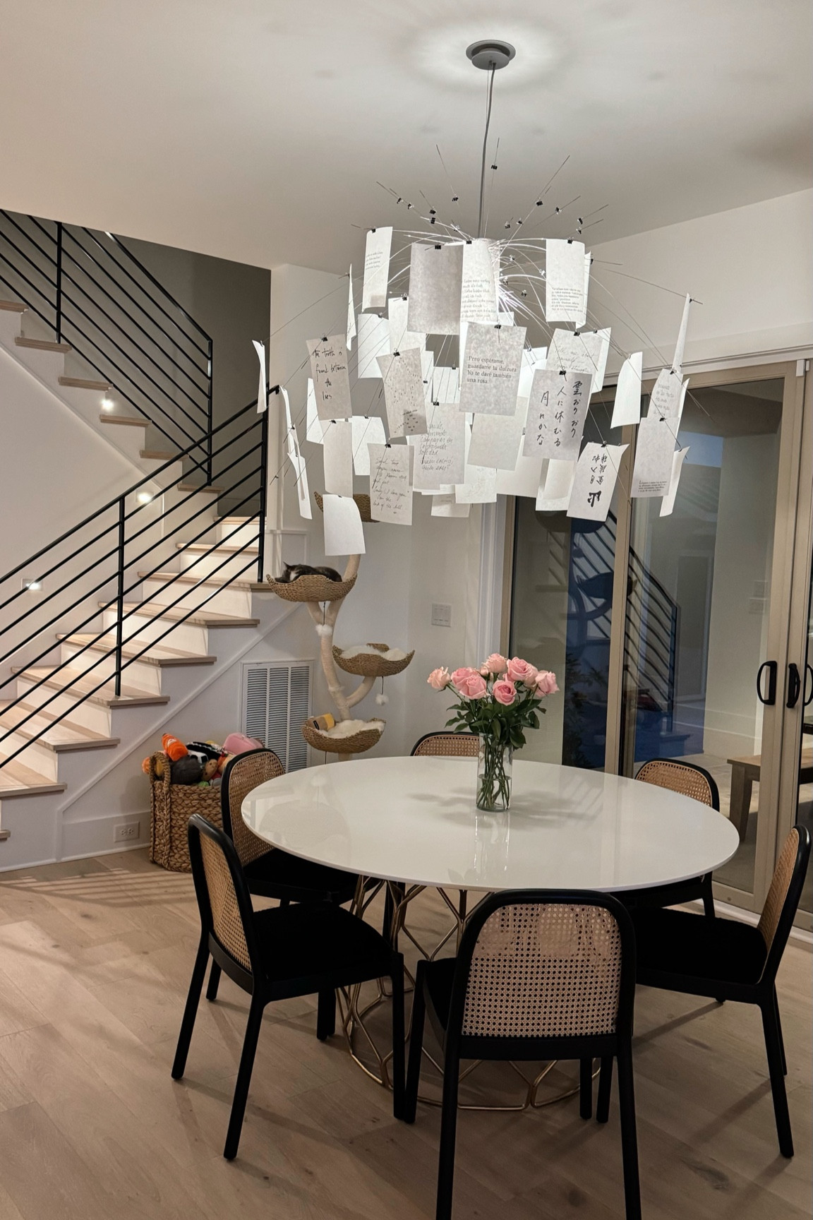 Dining area with some of my favourite pieces of furniture! This cat tree was well worth the price as it’s THE most aesthetically pleasing cat tree we have ever seen and doesn’t stick out like a sore thumb in our living room! This dining table is no longer available but I linked a similar color one in the same size 🫡

#LTKFamily #LTKHome #LTKStyleTip