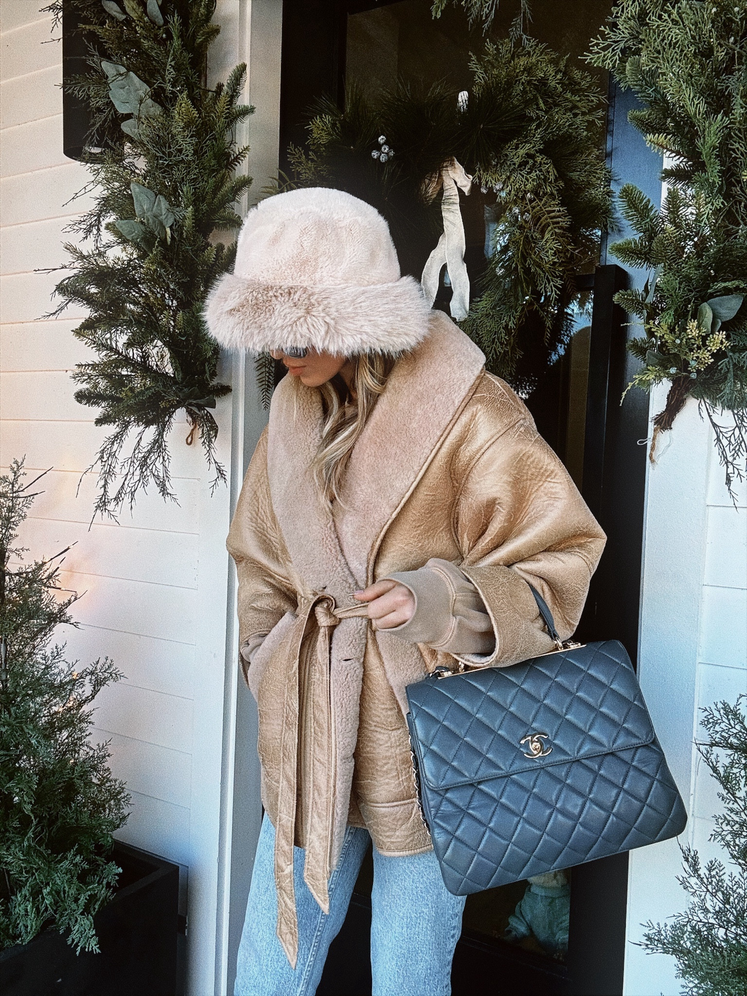 Jacket is from na-kd but I linked some others I love! 

#LTKover40 #LTKstyletip #LTKSeasonal