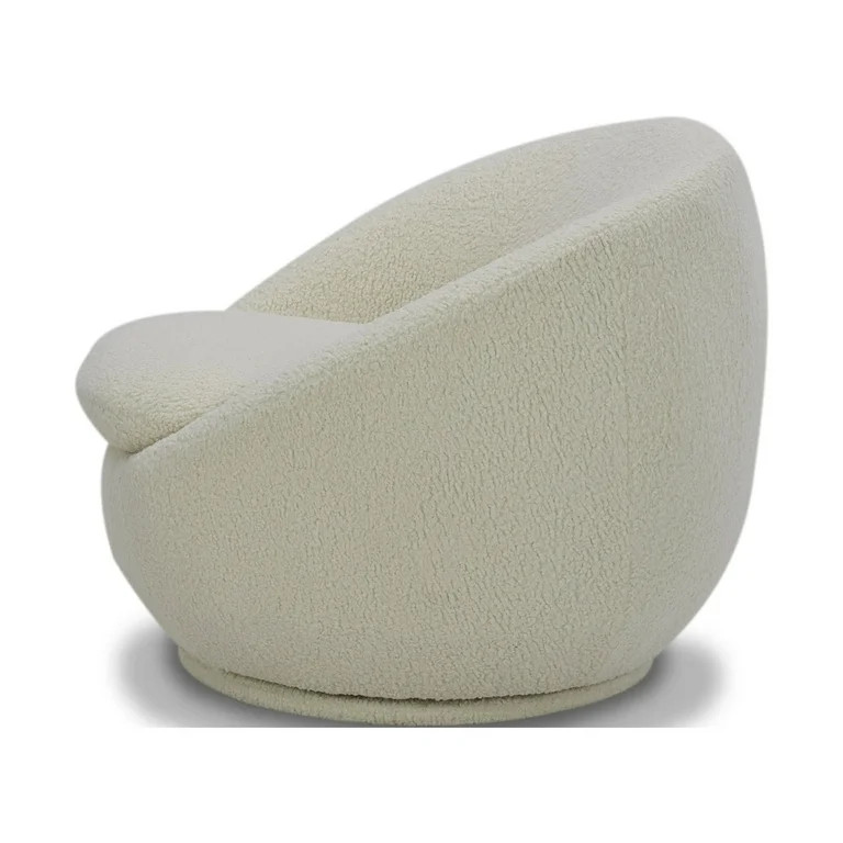 Better Homes & Gardens Mira Swivel Accent Chair, Cream | Walmart (US)