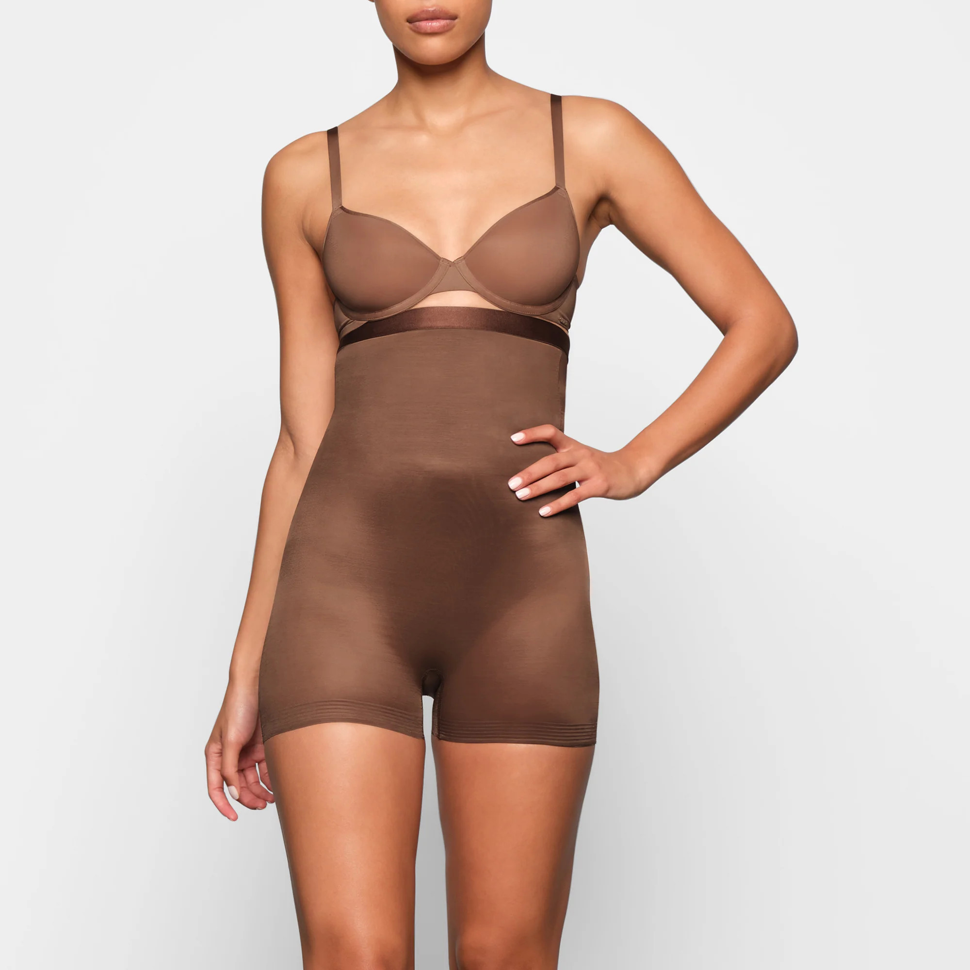 SKIMS High-Waisted Shortie | Medium Neutral | Large | Simply Bare | SKIMS (US)