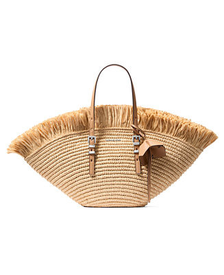MICHAEL Michael Kors Isa Top Handle Small Fan Tote Handbag - Macy's | Macy's