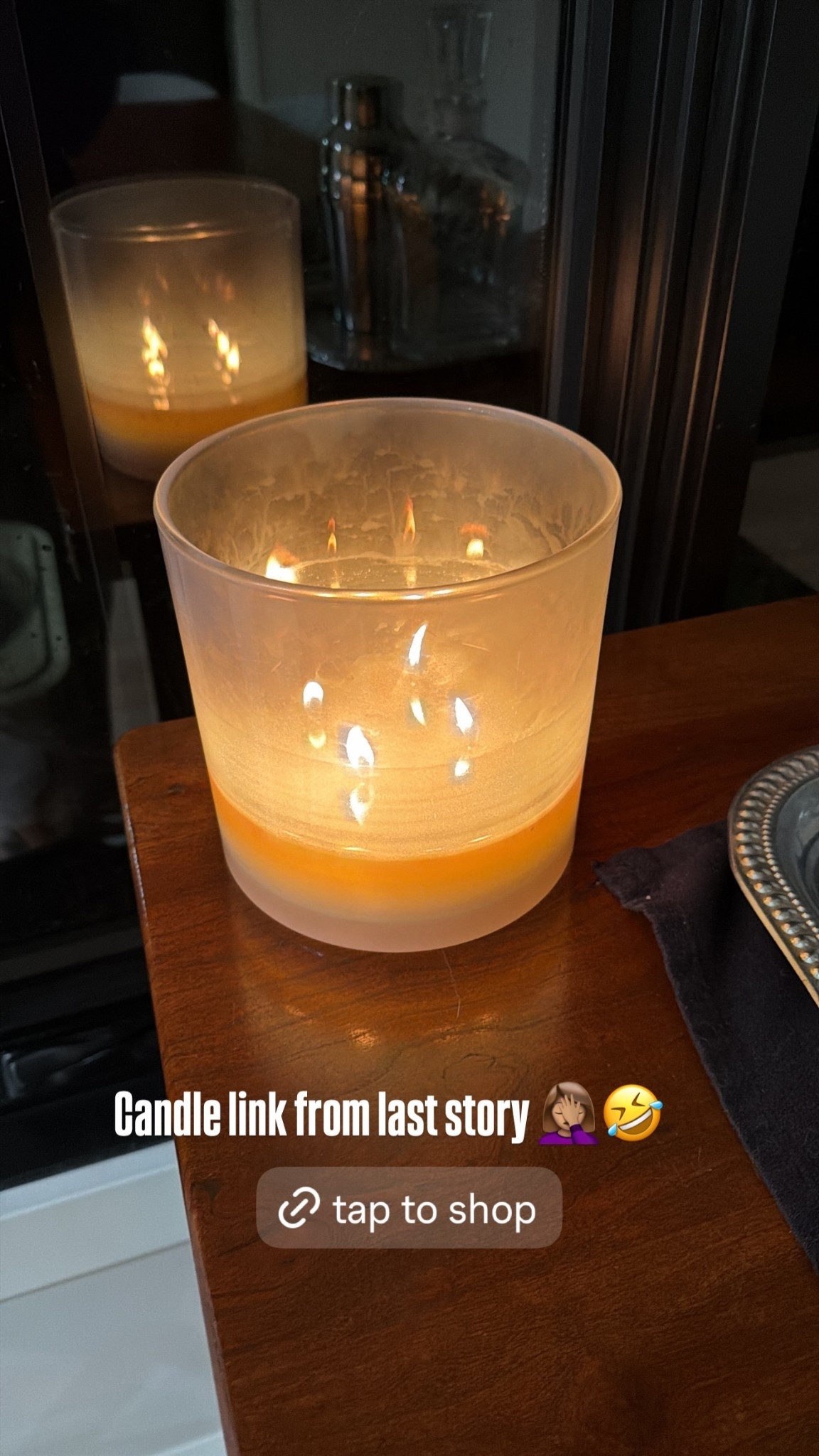 Candle link from last story 🤦🏽‍♀️🤣