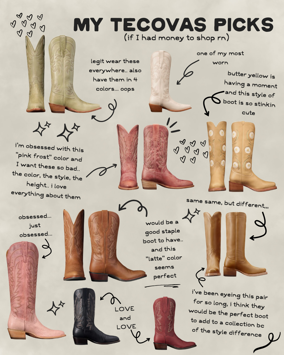 my top tecovas cowboy boot picks // spring edition 

 

#LTKSeasonal