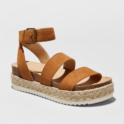 Women's Agnes Quarter Strap Espadrille Sandals - Universal Thread™ | Target