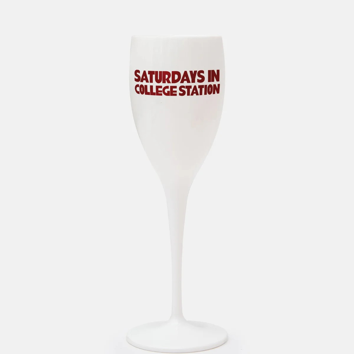 Saturdays In College Station Flutes (Set of 2) | Tart By Taylor