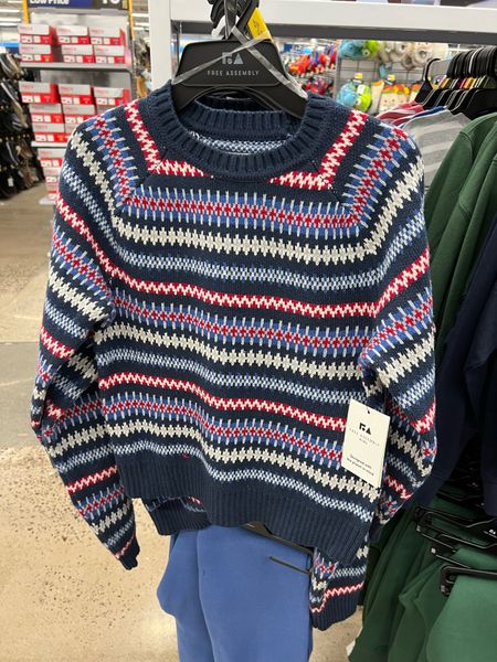 Boys free assembly sweater at Walmart, looks (and feels) like Gap or Benetton. Great Christmas sweater #walmartfashion 

#LTKkids #LTKfindsunder50 #LTKfindsunder100