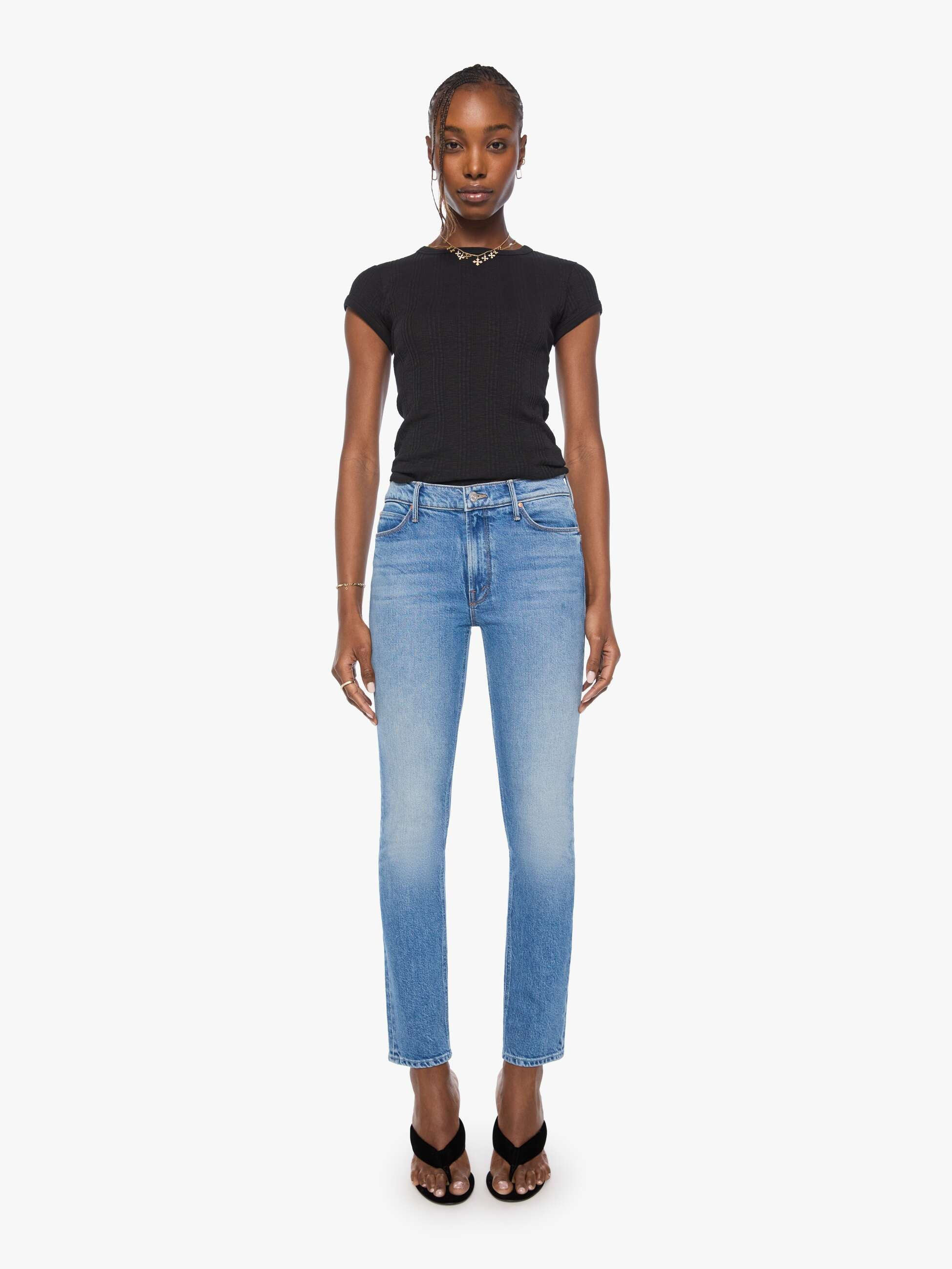 The Mid Rise Dazzler Hover - Just An Animal | Mother Denim