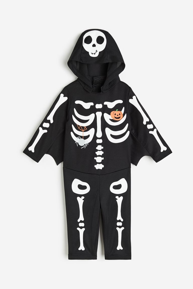 Halloween Jumpsuit - Black/skeleton - Kids | H&M US | H&M (US + CA)