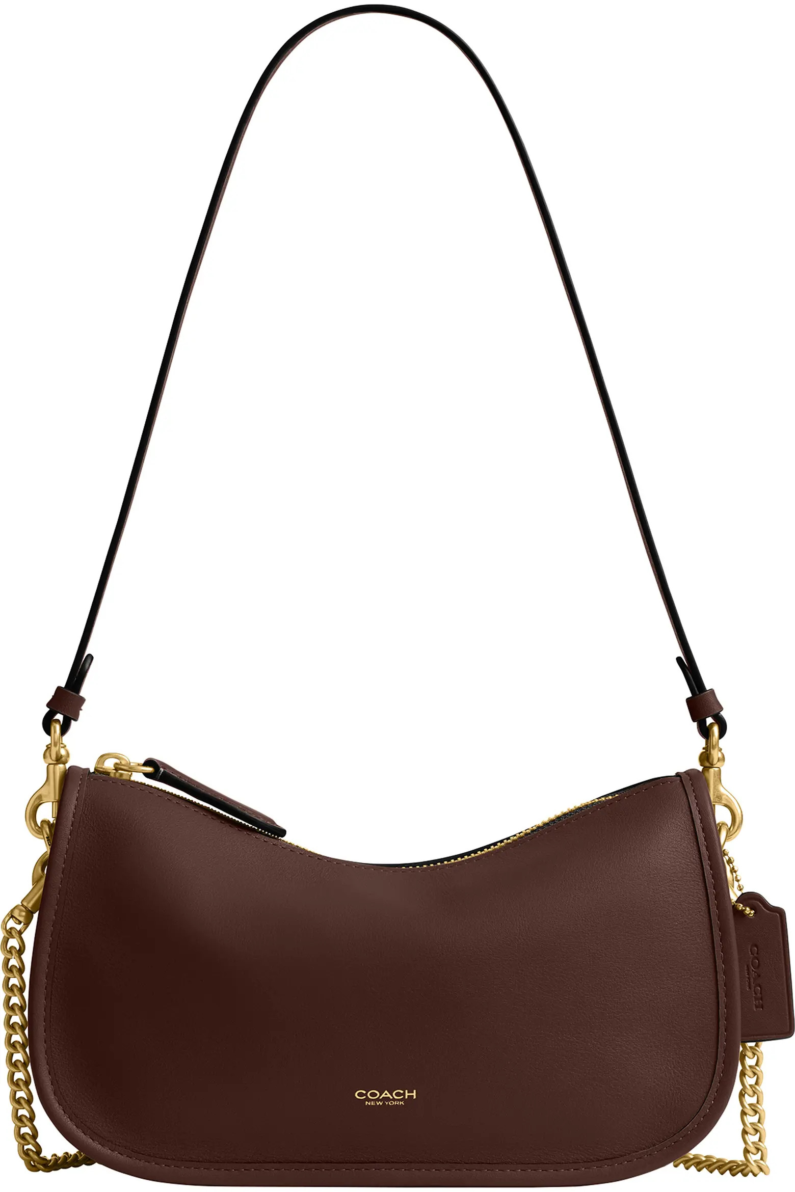 COACH Waverly Natural Grain Leather Shoulder Bag (Women) | Nordstrom | Nordstrom