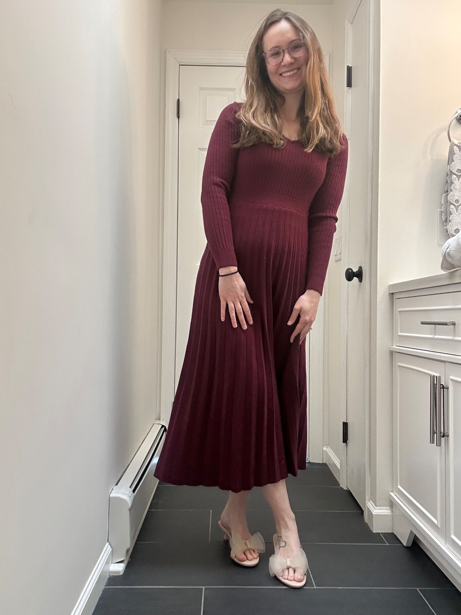 Outfit of the day for my mommy & me photoshoot with my daughter. My daughter is wearing a sweater dress so of course I had to get myself one too so we could coordinatee

#LTKmomlife #LTKSeasonal #LTKootd