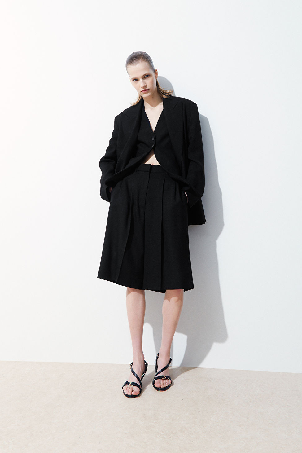 THE PLEATED TAILORED SHORTS | COS UK