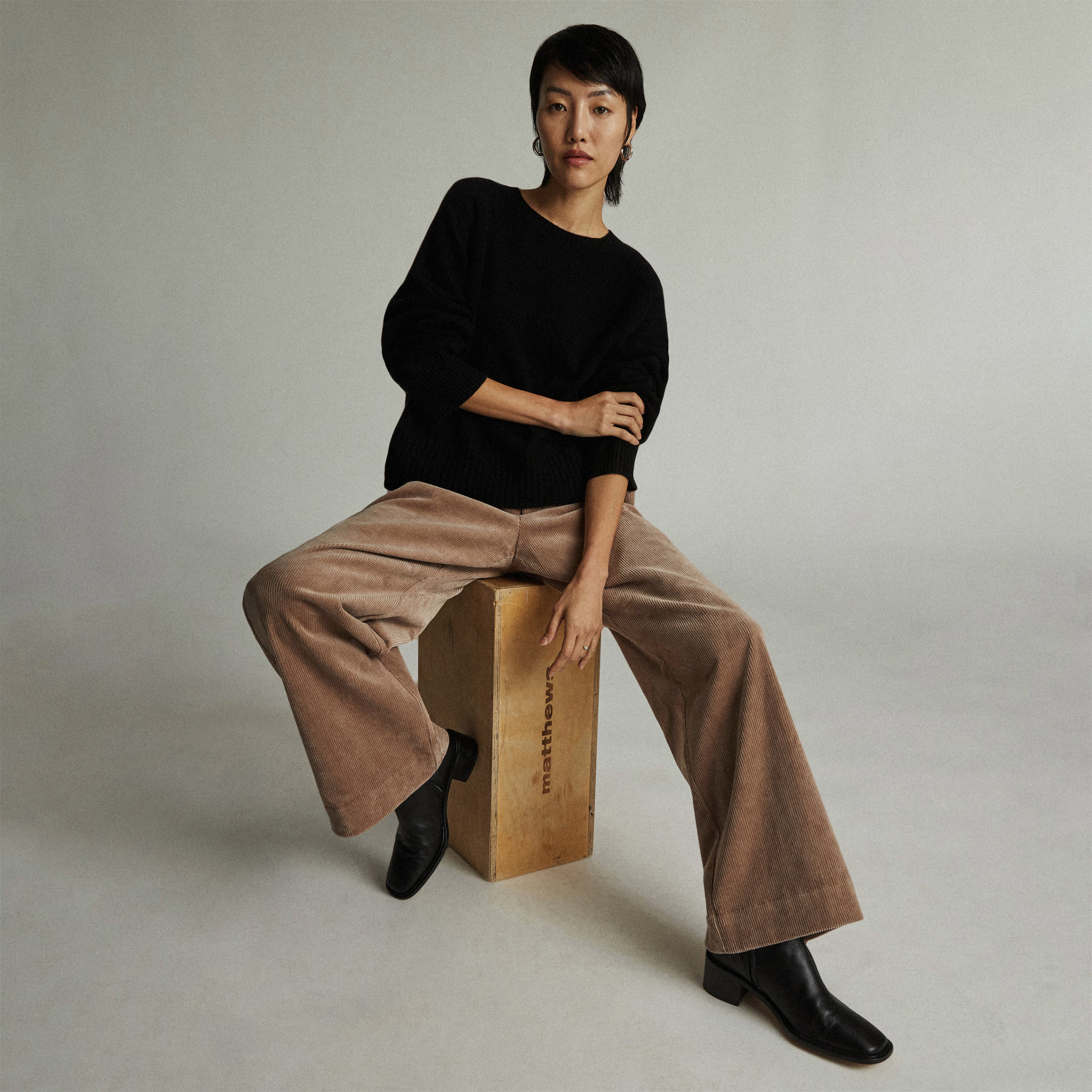 The Cashmere Boxy Crew | Everlane
