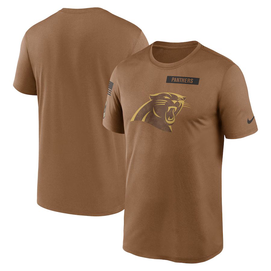 Carolina Panthers Nike 2023 Salute To Service Legend Performance T-Shirt - Brown | Fanatics