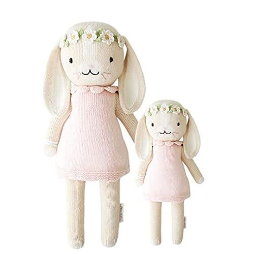 cuddle + kind Hannah The Bunny Blush Little 13" Hand-Knit Doll – 1 Doll = 10 Meals, Fair Trade, Heir | Amazon (US)
