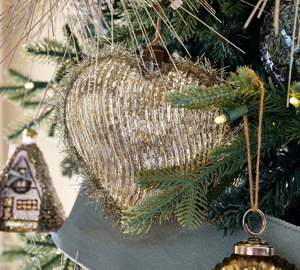 Mercury Heart Ornament | Pottery Barn (US)