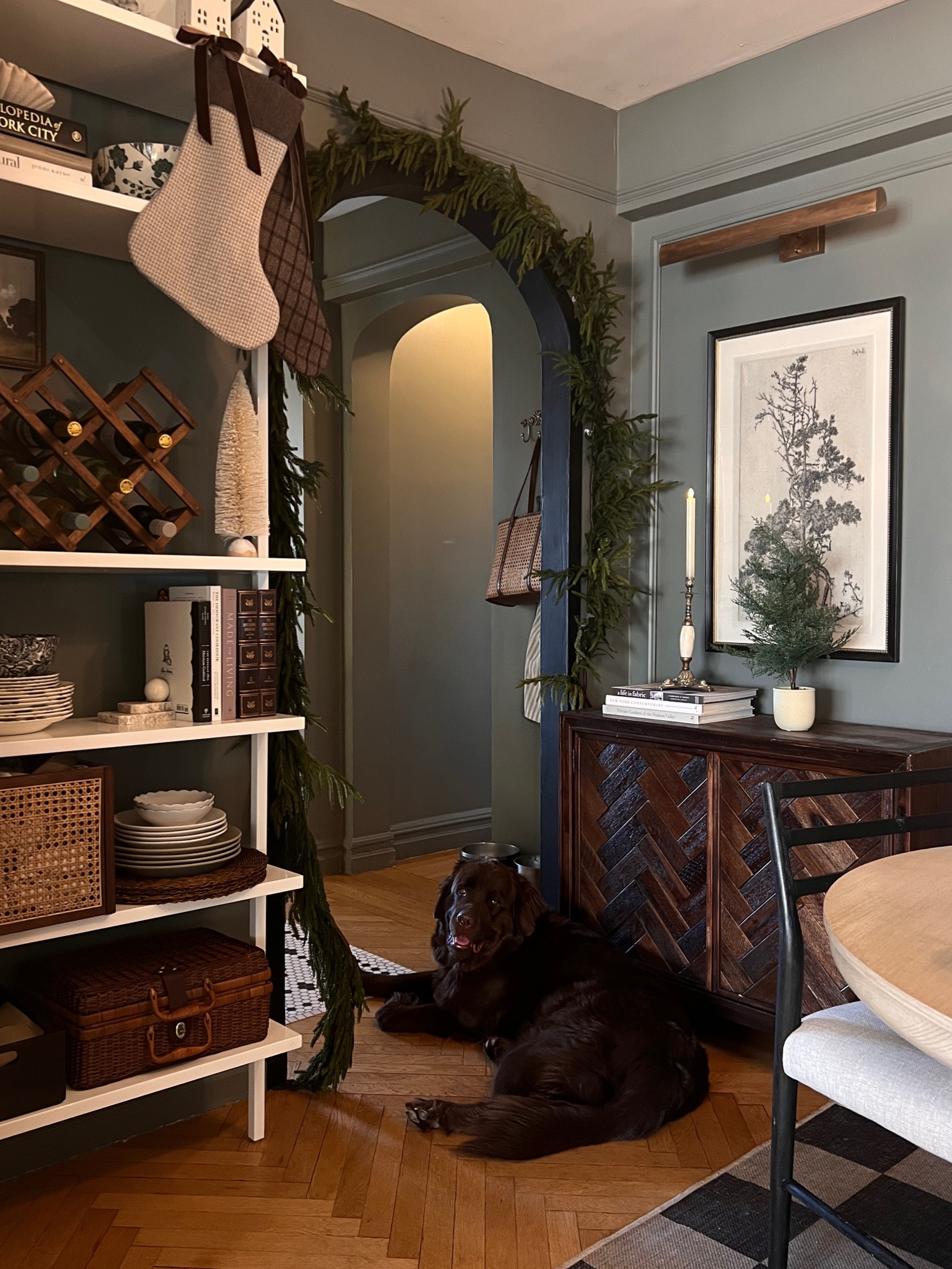 Garland, stockings, and other Christmas decor in this space 

#LTKhome #LTKHoliday