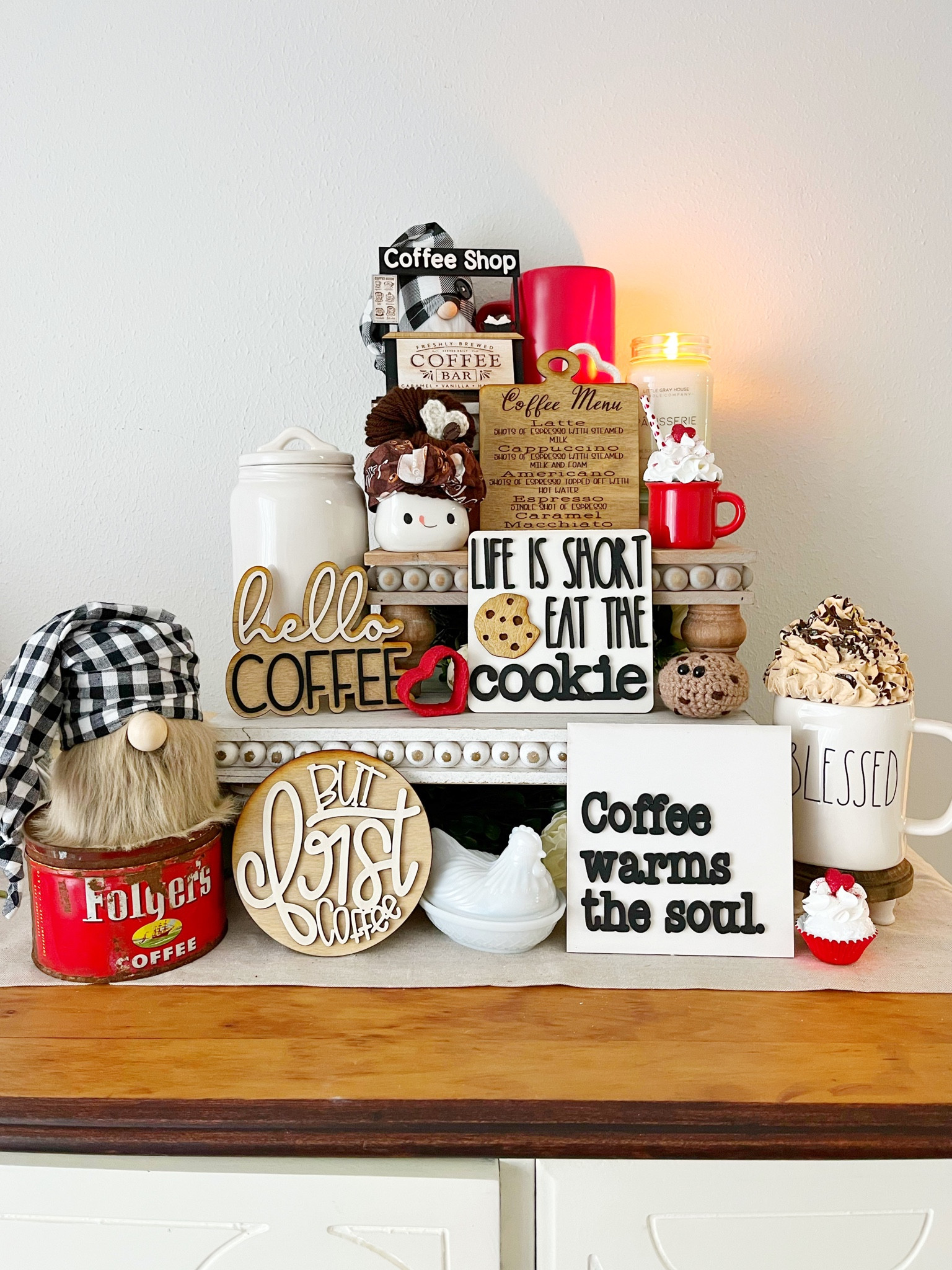 Coffee every morning is a must to jump start my day! How do you start your day?

#tieredtray #tieredtraysandholidays #tieredtraytalk #tieredtraydecor #tieredtraysaremyjam #tieredtraysofinstagram #tieredtraystyling #tieredtrayloves #tieredtraystyleoftheday #coffee #coffeetieredtray #coffeeshop #coffeedecor #tieredtraysigns #coffeelover #etsy #smallshop #vintagedecor #vintagestyle #vintage #valentinesdecor 

Tiered tray decor
Coffee bar
Coffee tiered tray 
January tiered tray
Valentine’s Day coffee bar
Vintage decor

#LTKFind #LTKhome #LTKGiftGuide