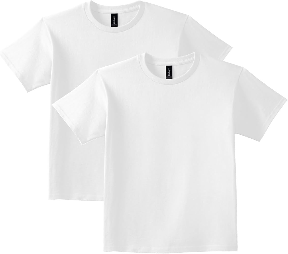 Gildan Youth Ultra Cotton T-Shirt, Style G2000B, Multipack | Amazon (US)