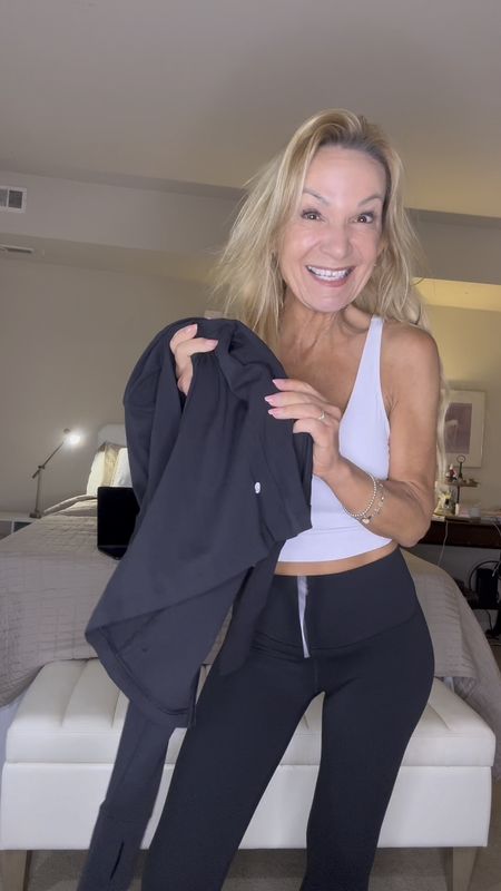 Can you tell how excited I am about this jacket??!!  Perfect fall fitness fit! I’m blown away by the high end look and feel of this line for such an amazing price point. Oh, didn’t mention in the video but I’m finding all of these pieces run true to size. I grabbed an XS but a small would have worked too  

#LTKfitness #LTKover40