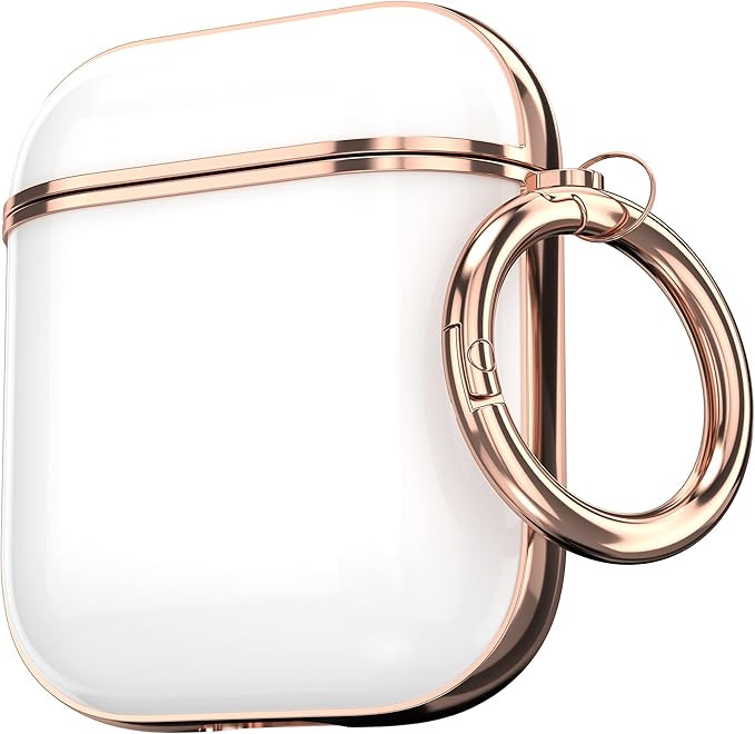 Maxjoy for AirPods Case Cover, Cute Hard Air Pod Case for Women Men Protective Shockproof iPod Co... | Amazon (US)