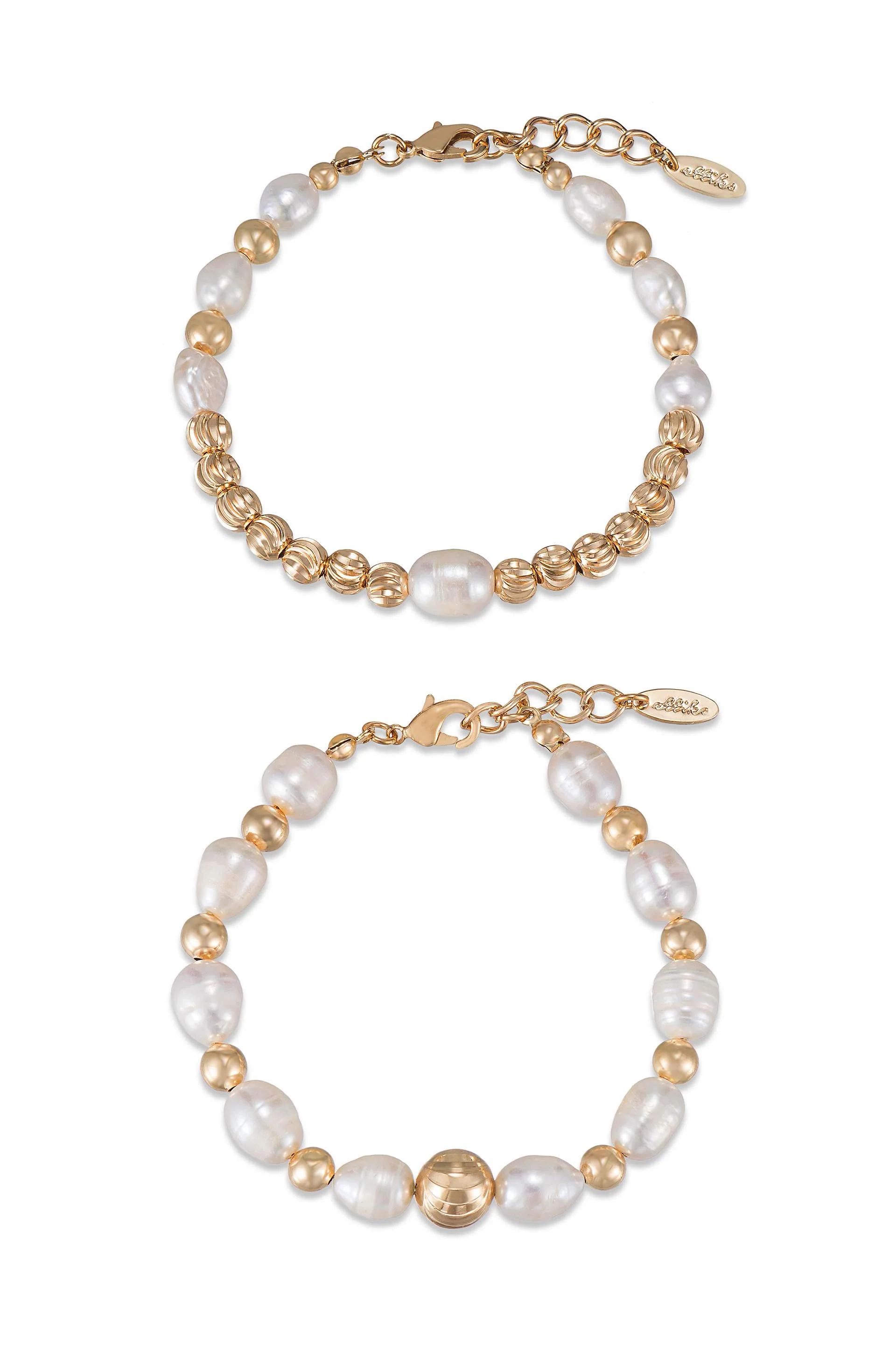 Perfect Days Freshwater Pearl Bracelet Set | Ettika