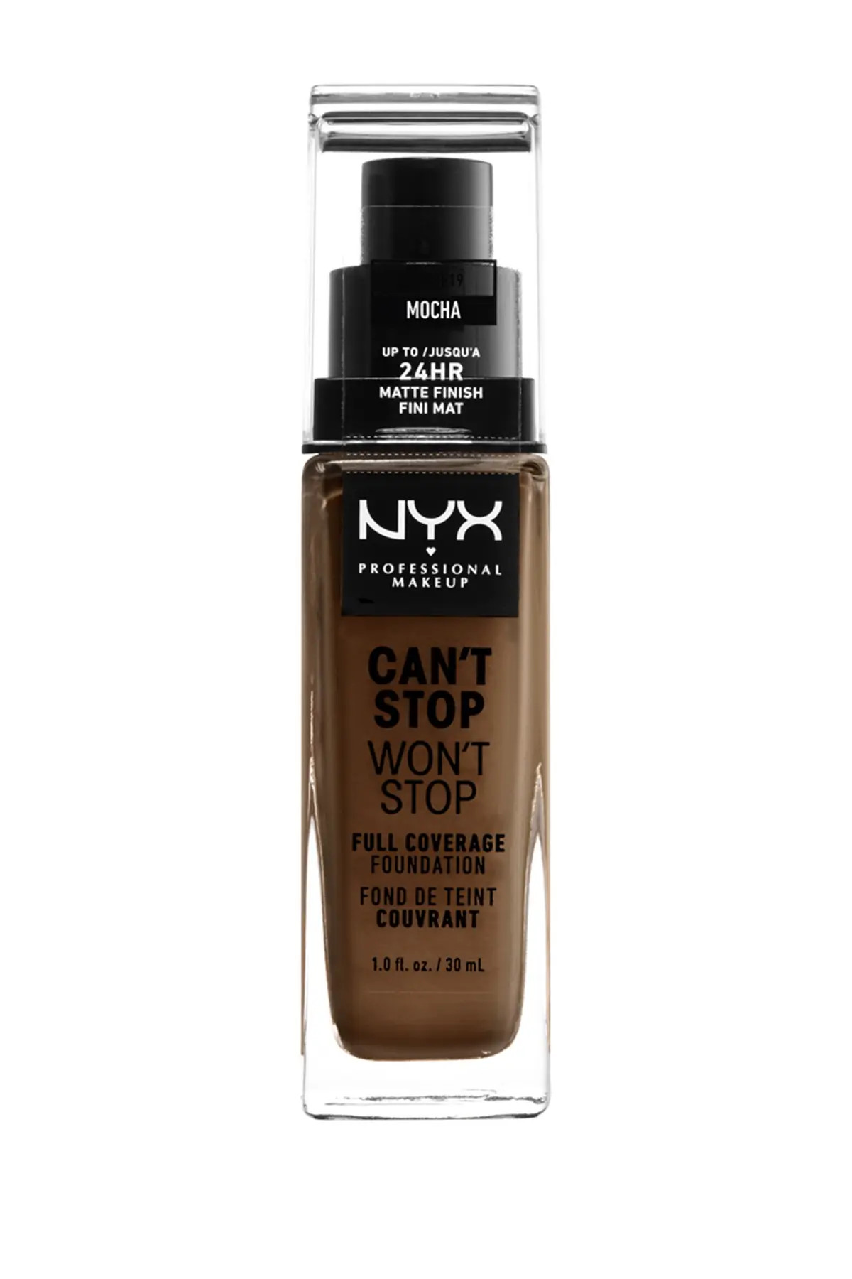 NYX COSMETICS Can't Stop Won't Stop Full Coverage Foundation - Mocha at Nordstrom Rack | Nordstrom Rack