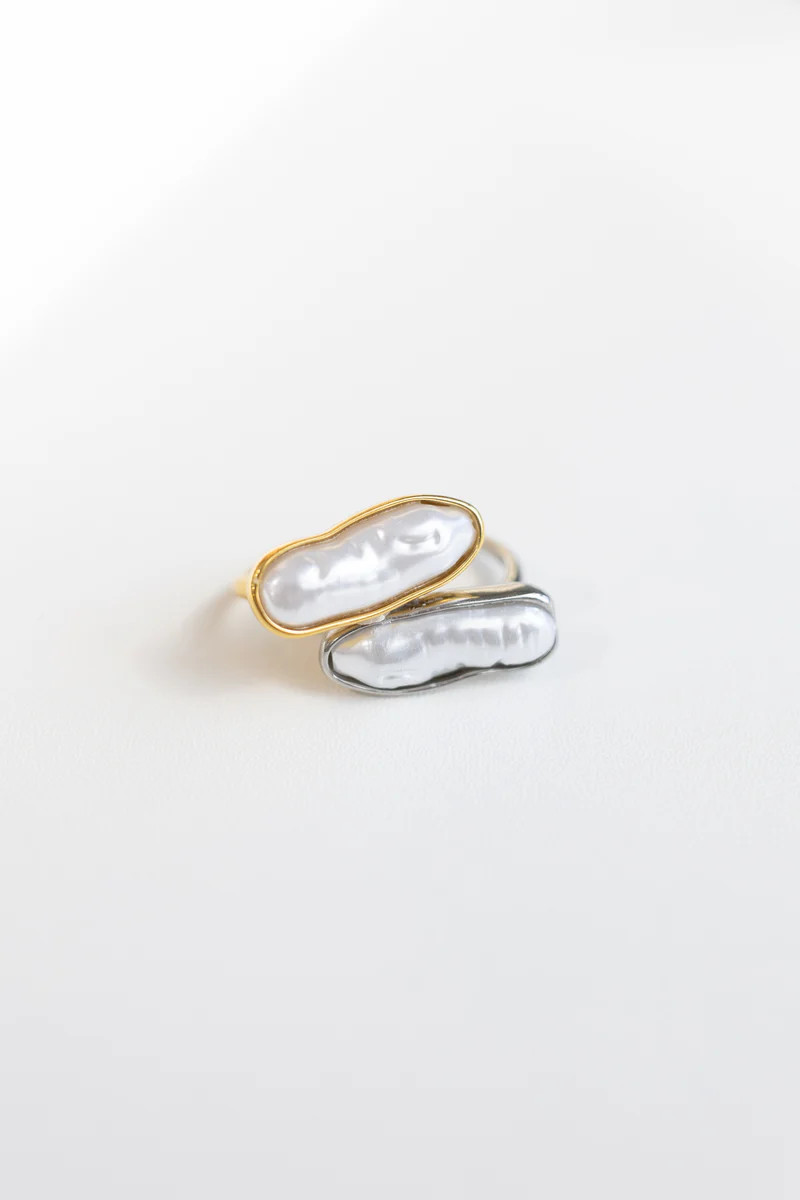 Raven Vintage Baroque Pearl Ring - Beljoy Jewelry | BÉLJOY
