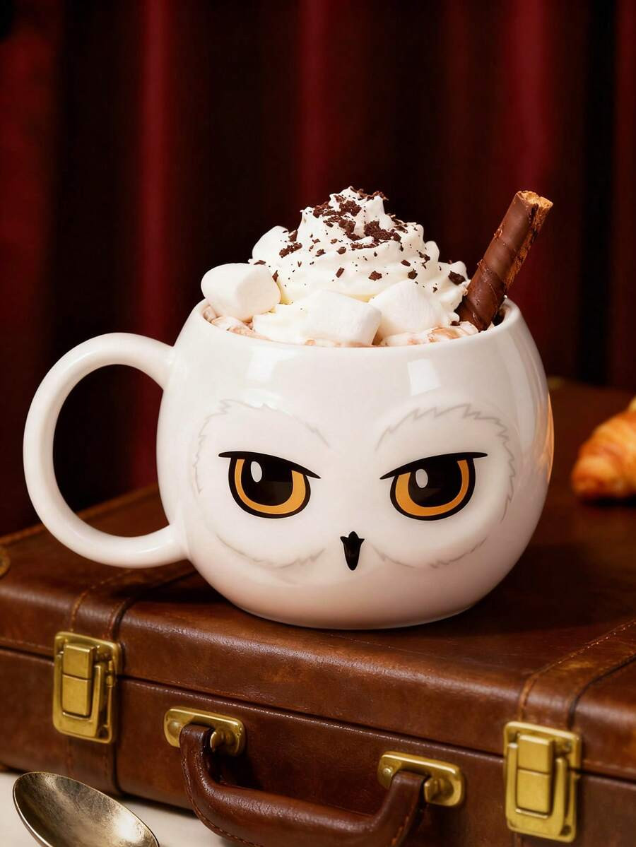 HARRY POTTER X SHEIN Hedwig 600 Ml Ceramic Owl Mug, Gifts,Valentine's Day, Back To School | SHEIN