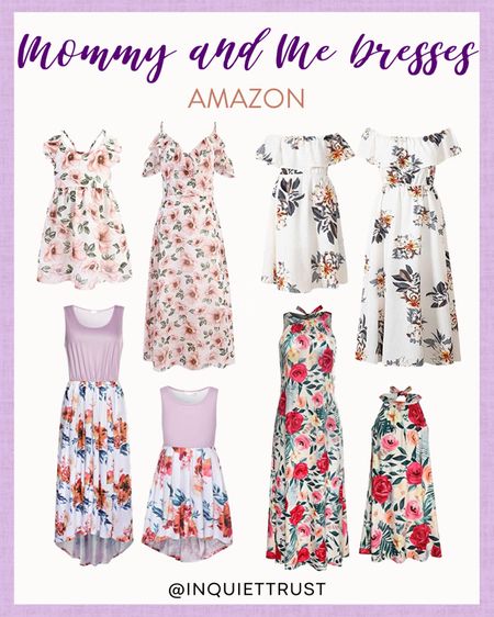 Fun floral dresses for moms and daughters!

#mommyandme #summerclothes #kidsfashion #matchingoutfits

#LTKstyletip #LTKFind #LTKunder50