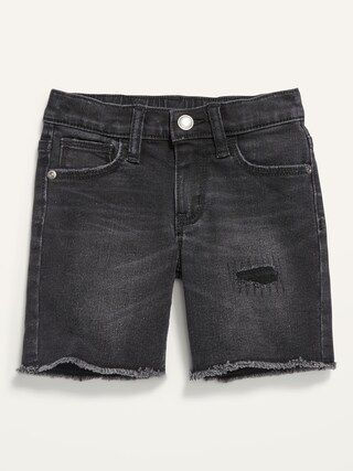 Ripped 360&#x26;#176 Stretch Cut-Off Jean Shorts for Toddler | Old Navy (US)