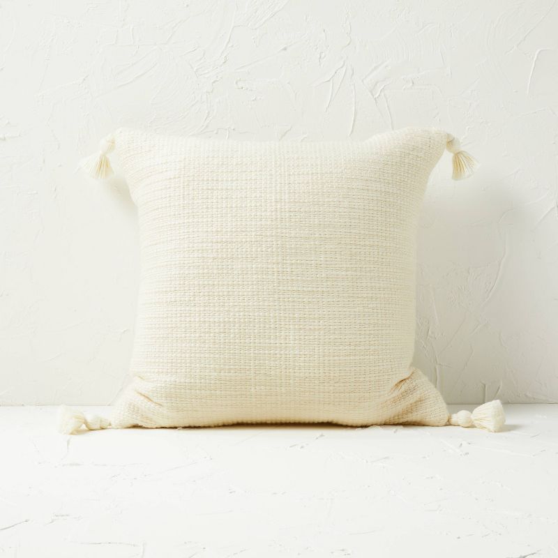 Textured Solid Square Throw Pillow - Opalhouse™ designed with Jungalow | Target