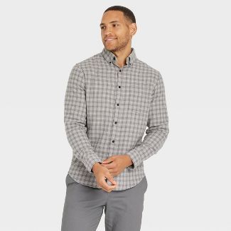 Men's Lightweight Flannel Long Sleeve Button-Down Shirt - Goodfellow & Co™ | Target