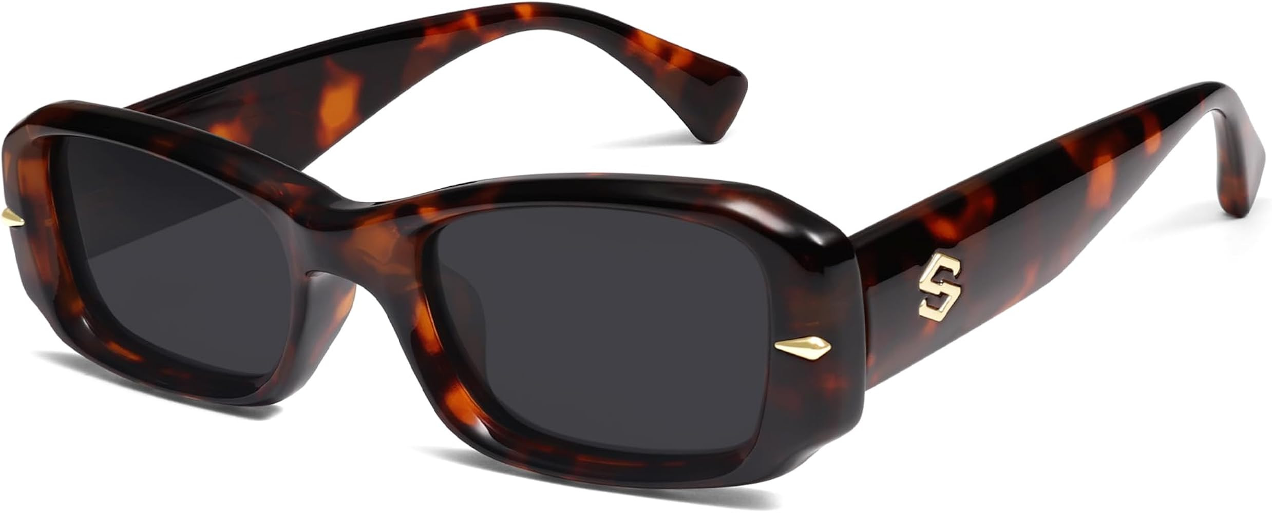 SOJOS Polarized Sunglasses for Women Men Retro Rectangle Womens Mens Sun Glasses 90s Shades SJ236... | Amazon (US)