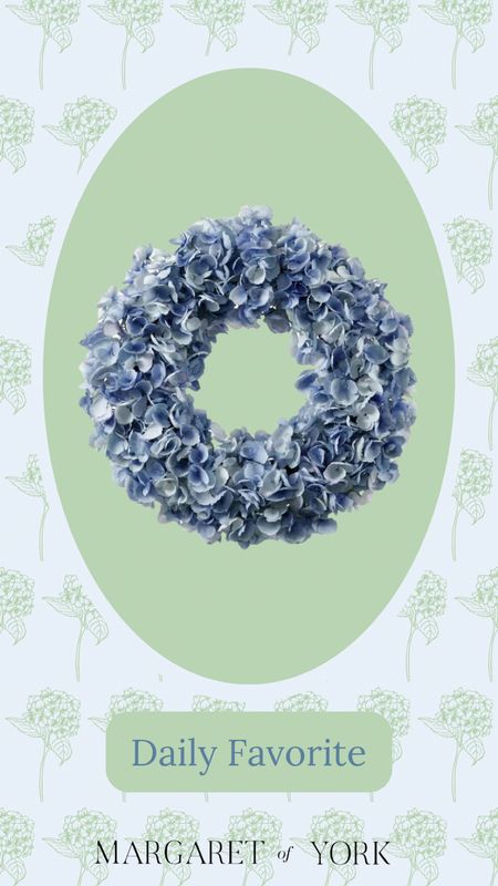 The most beautiful hydrangea wreath. #spring #homedecor #wreath

#LTKSeasonal