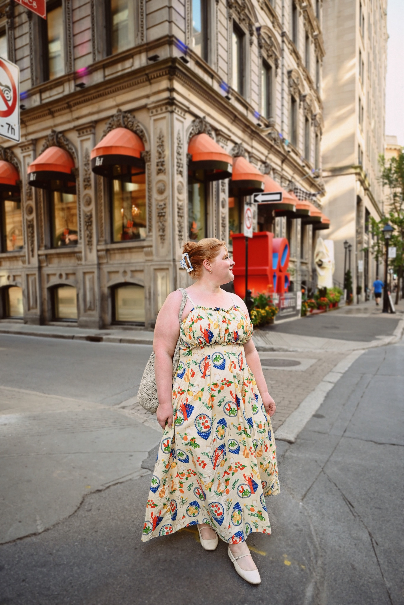 Vacation Outfit Idea 🧳🦞 eloquii, travel outfit, lobster dress, food print 

#LTKPlusSize #LTKSeasonal #LTKTravel